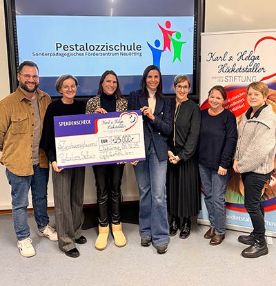 25.000-Euro-Spende für Pestalozzischule